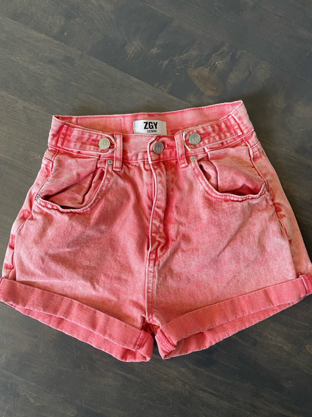 Ziggy Denim ZGY Denim Super Hi Rise Loose Shorts Size 24